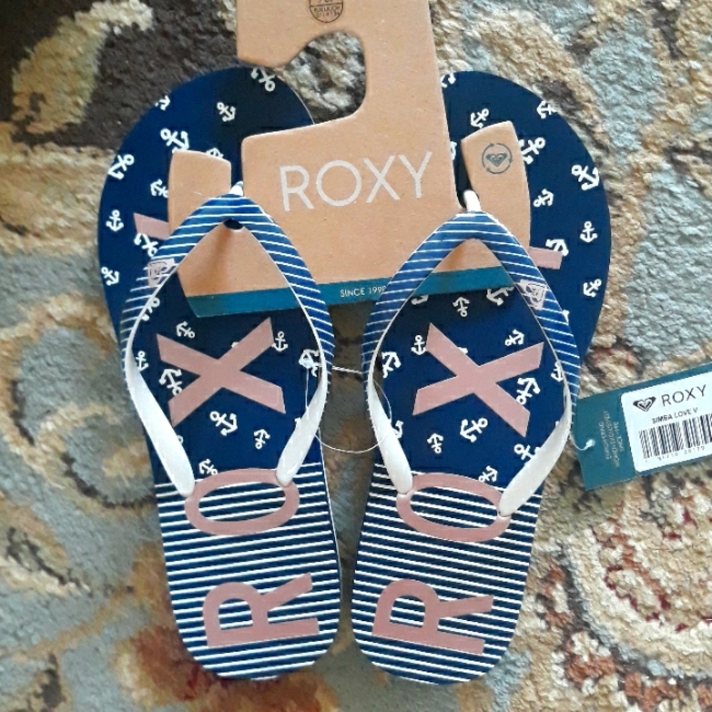 6x*Host Pick*Roxy adorable flip flop sandals - Picture 6 of 16